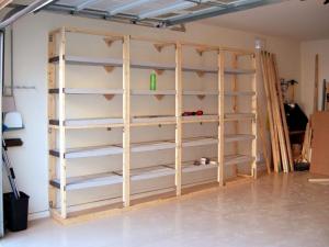 Build Garage Storage Shelves